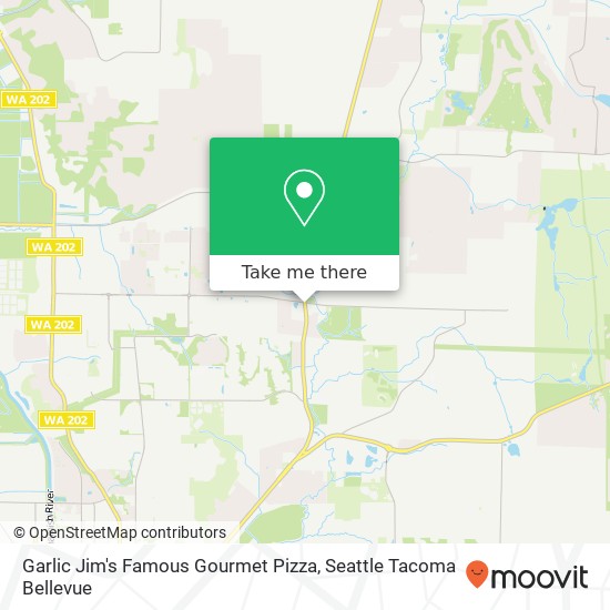 Mapa de Garlic Jim's Famous Gourmet Pizza