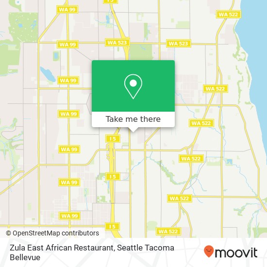 Zula East African Restaurant, 11508 7th Ave NE Seattle, WA 98125 map