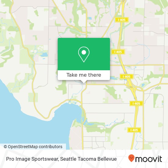 Mapa de Pro Image Sportswear, 9902 NE 124th St Kirkland, WA 98034