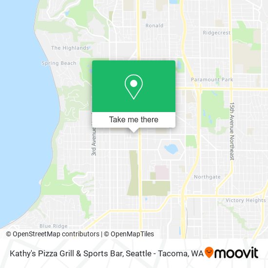 Kathy's Pizza Grill & Sports Bar map