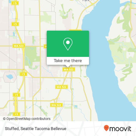 Mapa de Stuffed, 13035 Lake City Way NE Seattle, WA 98125