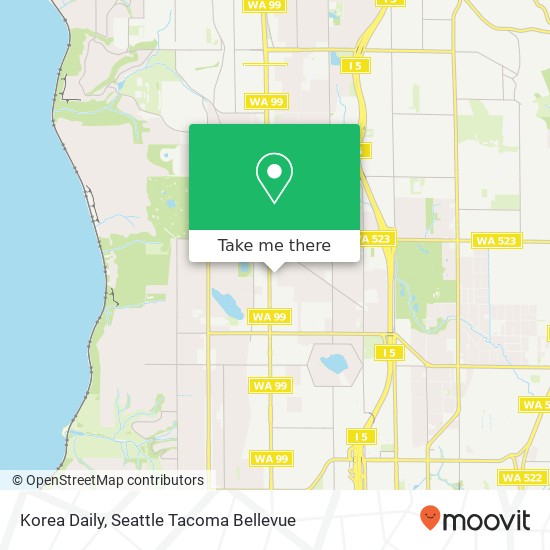 Korea Daily, 13749 Midvale Ave N Seattle, WA 98133 map