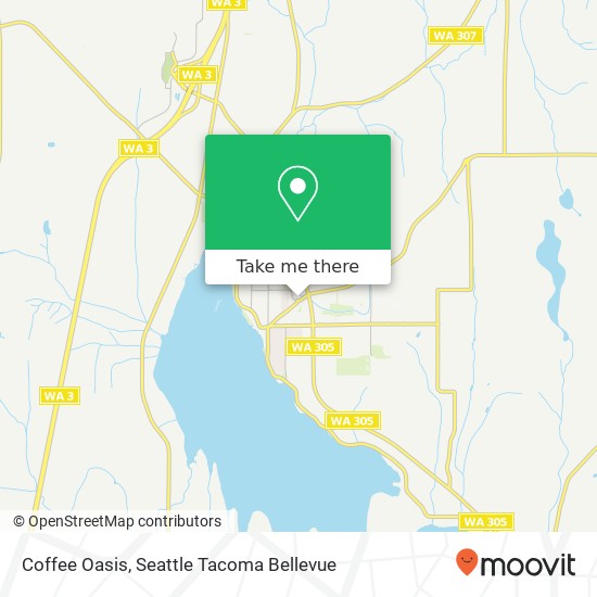 Mapa de Coffee Oasis, 780 NE Iverson St Poulsbo, WA 98370