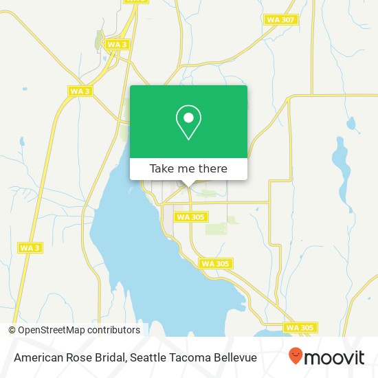 Mapa de American Rose Bridal, 19045 State Highway 305 NE Poulsbo, WA 98370