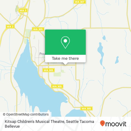Kitsap Children's Musical Theatre map