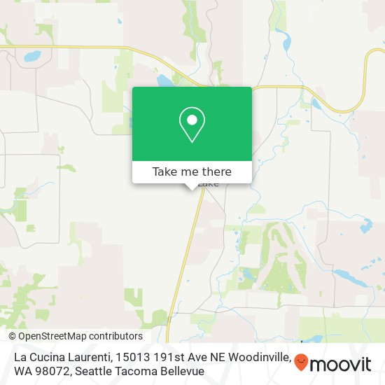 Mapa de La Cucina Laurenti, 15013 191st Ave NE Woodinville, WA 98072