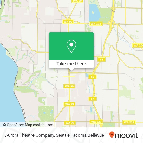 Mapa de Aurora Theatre Company