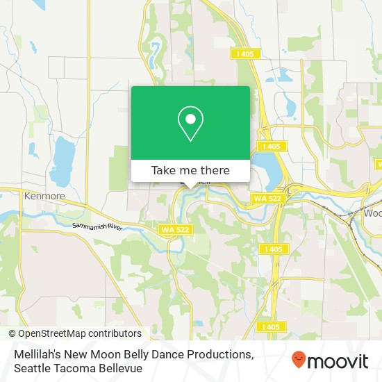 Mapa de Mellilah's New Moon Belly Dance Productions