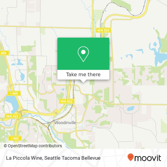 La Piccola Wine map