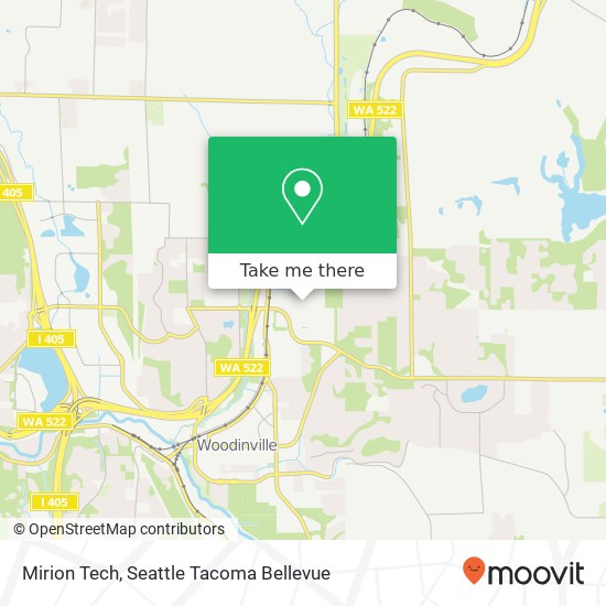 Mapa de Mirion Tech, 19501 144th Ave NE Woodinville, WA 98072