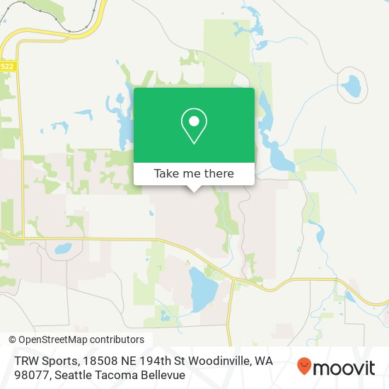 TRW Sports, 18508 NE 194th St Woodinville, WA 98077 map