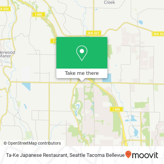 Ta-Ke Japanese Restaurant, 1427 228th St SE Bothell, WA 98021 map