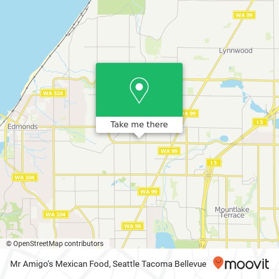 Mapa de Mr Amigo's Mexican Food, 21118 77th Pl W Edmonds, WA 98026