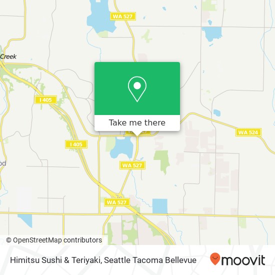 Mapa de Himitsu Sushi & Teriyaki, 20806 Bothell Everett Hwy Bothell, WA 98021