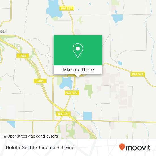 Mapa de Holobi, 2020 Maltby Rd Bothell, WA 98021