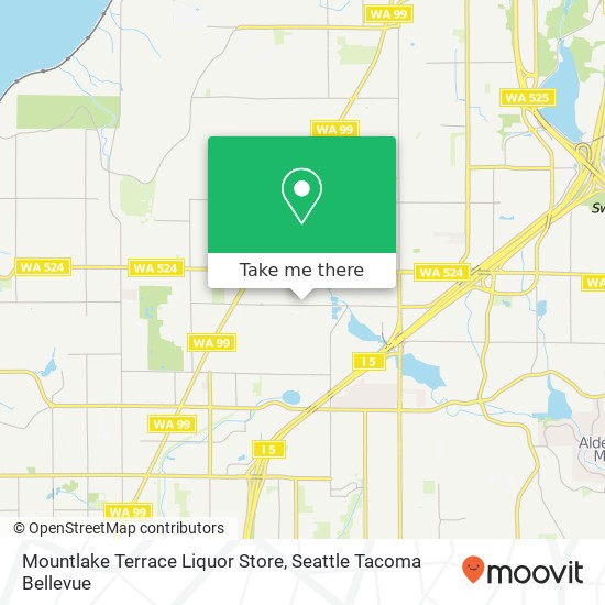 Mountlake Terrace Liquor Store map
