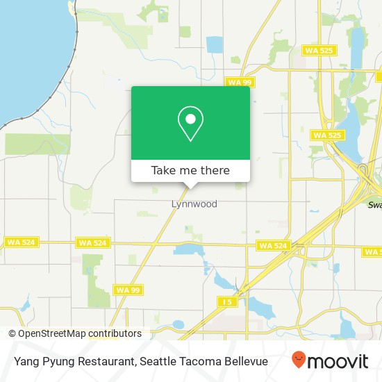 Yang Pyung Restaurant, 18623 Highway 99 Lynnwood, WA 98037 map