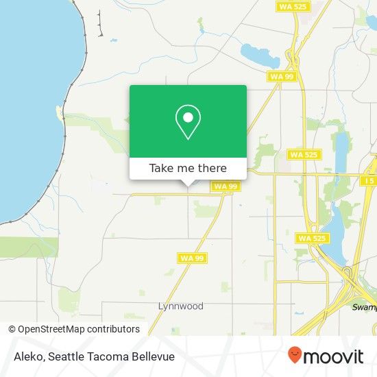 Mapa de Aleko, 16715 52nd Ave W Lynnwood, WA 98037