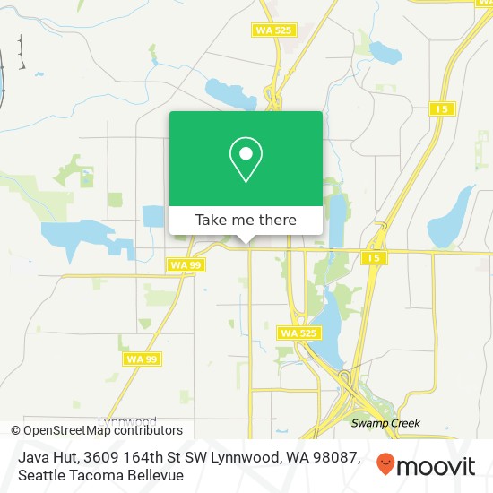 Java Hut, 3609 164th St SW Lynnwood, WA 98087 map