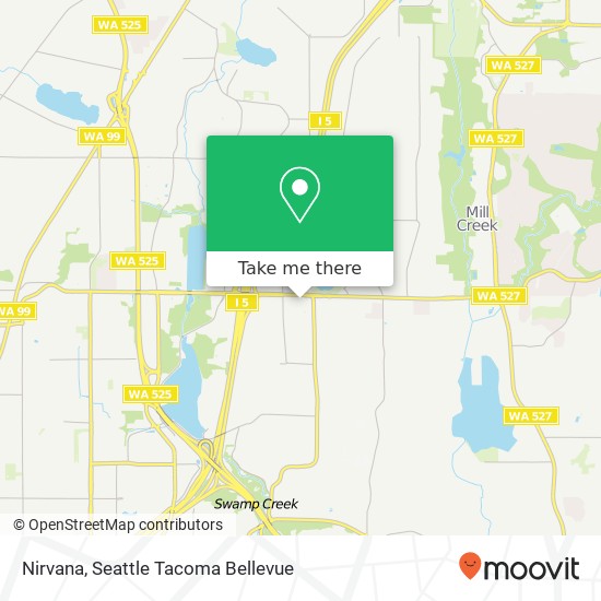 Mapa de Nirvana, 1120 164th St SW Lynnwood, WA 98087