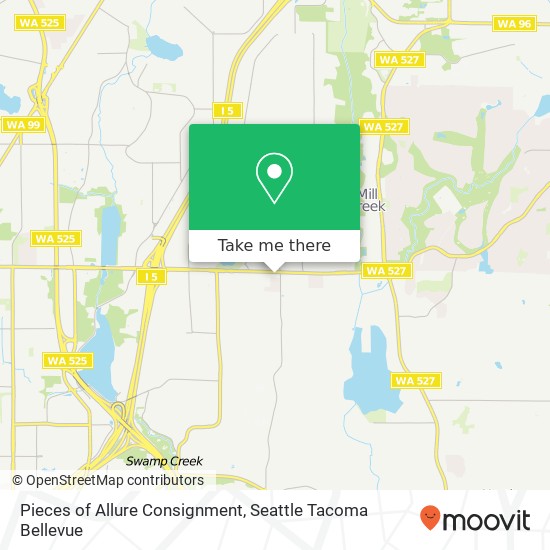 Mapa de Pieces of Allure Consignment, 202 164th St SW Lynnwood, WA 98087