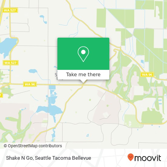 Mapa de Shake N Go, 13119 Seattle Hill Rd Snohomish, WA 98296