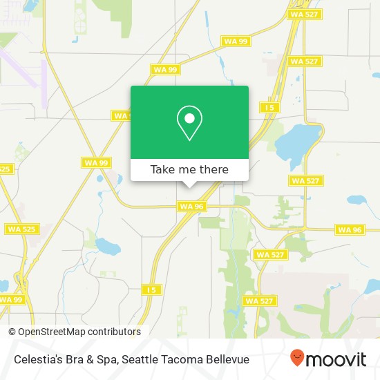 Mapa de Celestia's Bra & Spa, 120 124th St SW Everett, WA 98204