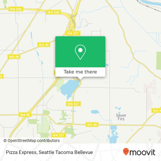 Mapa de Pizza Express, 11419 19th Ave SE Everett, WA 98208