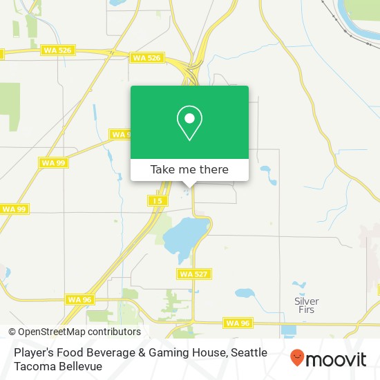 Player's Food Beverage & Gaming House map