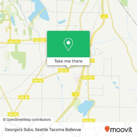 Mapa de Georgio's Subs, 910 SE Everett Mall Way Everett, WA 98208