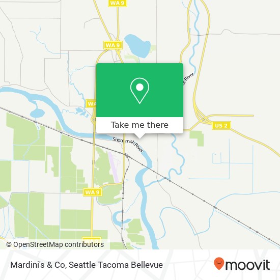 Mapa de Mardini's & Co, 901 1st St Snohomish, WA 98290