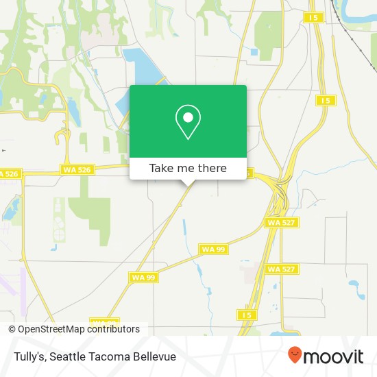 Mapa de Tully's, 8530 Evergreen Way Everett, WA 98208