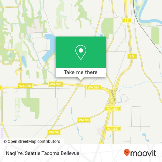 Mapa de Naqi Ye, 8104 Evergreen Way Everett, WA 98203