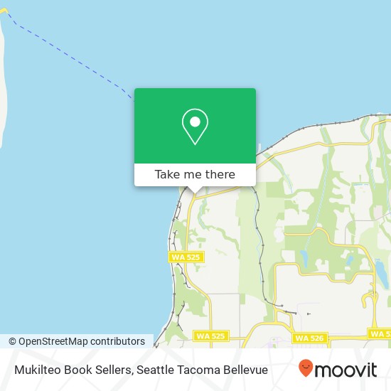 Mapa de Mukilteo Book Sellers