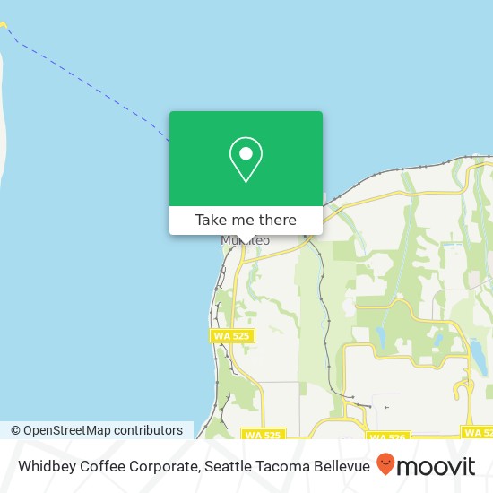 Mapa de Whidbey Coffee Corporate, 204 Lincoln Ave Mukilteo, WA 98275