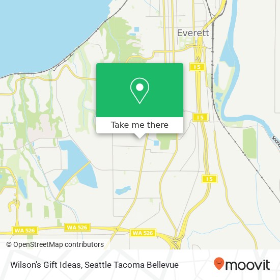 Mapa de Wilson's Gift Ideas, 6008 Fleming St Everett, WA 98203