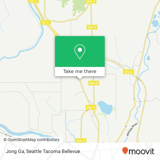 Mapa de Jong Ga, 2801 Bickford Ave Snohomish, WA 98290