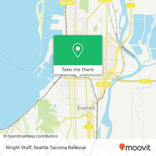 Mapa de Wright Stuff, 1711 Hewitt Ave Everett, WA 98201