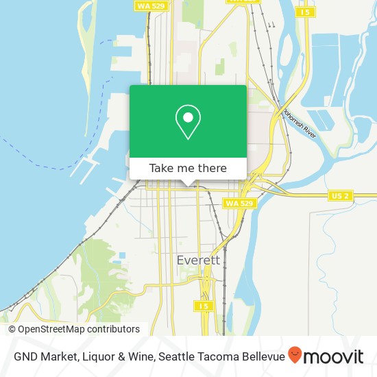 GND Market, Liquor & Wine map