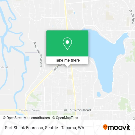 Mapa de Surf Shack Espresso