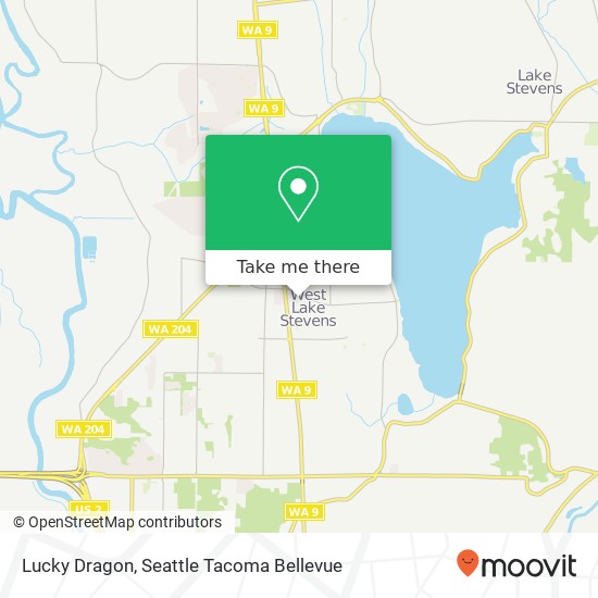 Mapa de Lucky Dragon, 25 95th Dr NE Lake Stevens, WA 98258