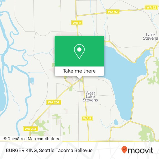 BURGER KING, 715 91st Ave NE Lake Stevens, WA 98258 map