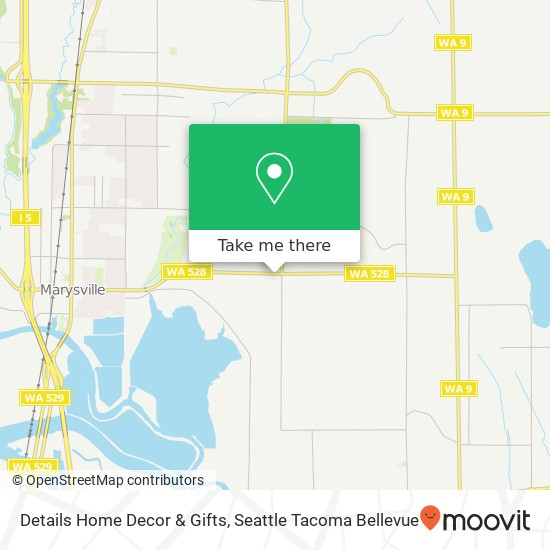 Mapa de Details Home Decor & Gifts, 6618 64th St NE Marysville, WA 98270