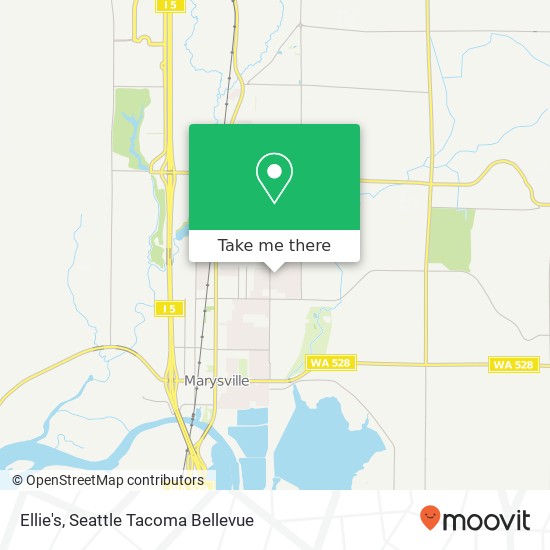 Mapa de Ellie's, 4720 75th Pl NE Marysville, WA 98270