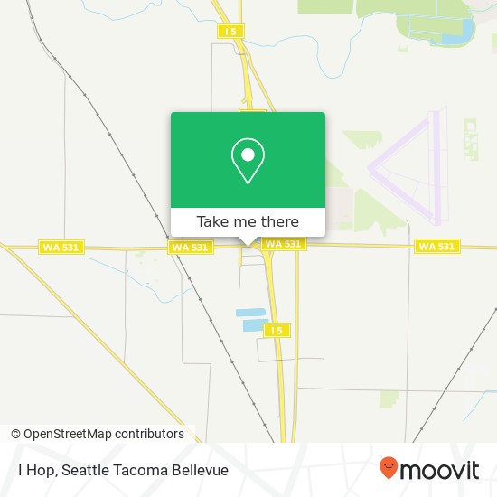 Mapa de I Hop, 2804 172nd St NE Marysville, WA 98271