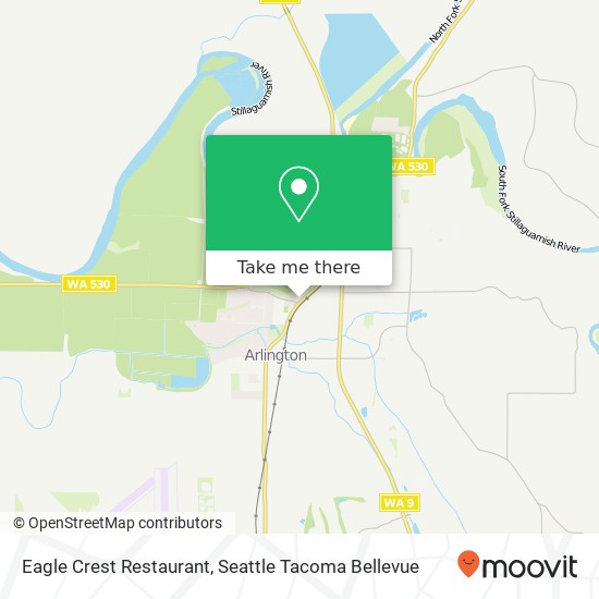 Mapa de Eagle Crest Restaurant, 21102 67th Ave NE Arlington, WA 98223