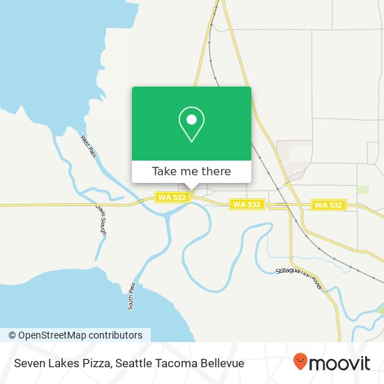 Mapa de Seven Lakes Pizza, 27018 102nd Ave NW Stanwood, WA 98292