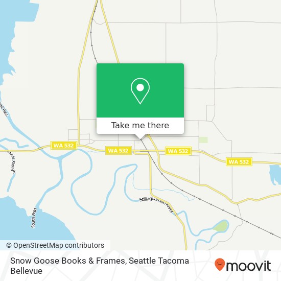 Mapa de Snow Goose Books & Frames