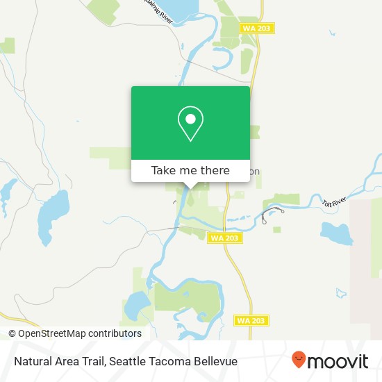 Mapa de Natural Area Trail