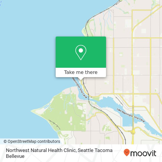 Mapa de Northwest Natural Health Clinic